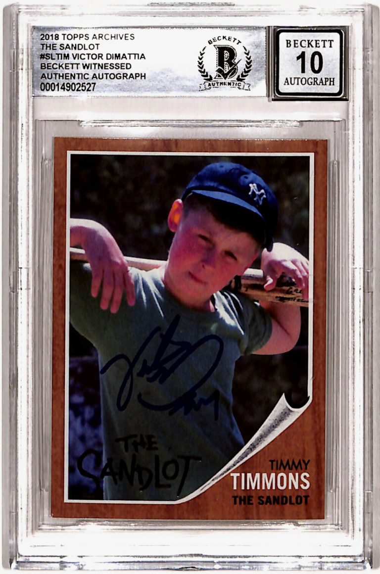 Victor DiMattia Signed 2018 Topps Archives 