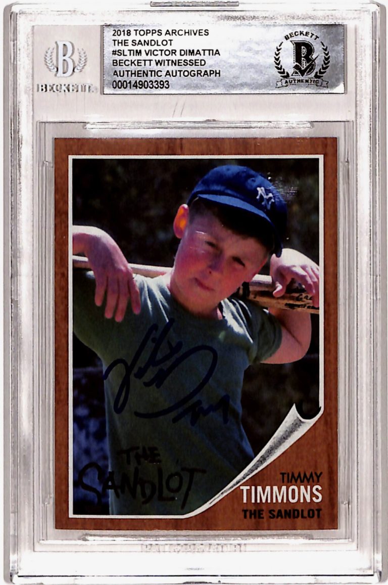 Victor DiMattia Signed 2018 Topps Archives 