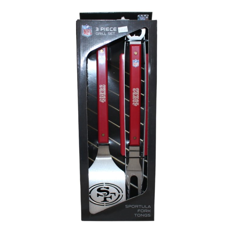 San Francisco 49ers Sportula 3 Piece Grill Set 32299