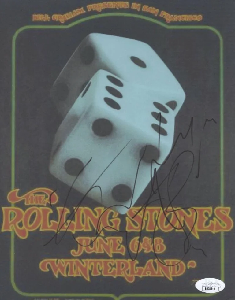 Charlie Watts Signed Autograph 8x10 Photo - The Rolling Stones w/ JSA COA