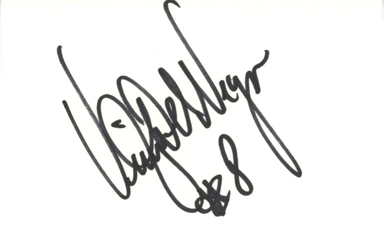 Vinny Del Negro Autographed San Antonio Spurs Index Card BAS 45296