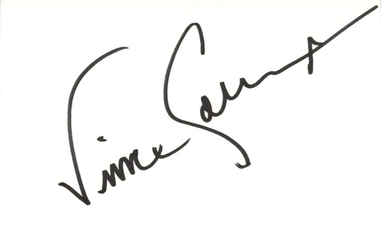 Vince Coleman Autographed St Louis Cardinals Index Card Beckett 45323