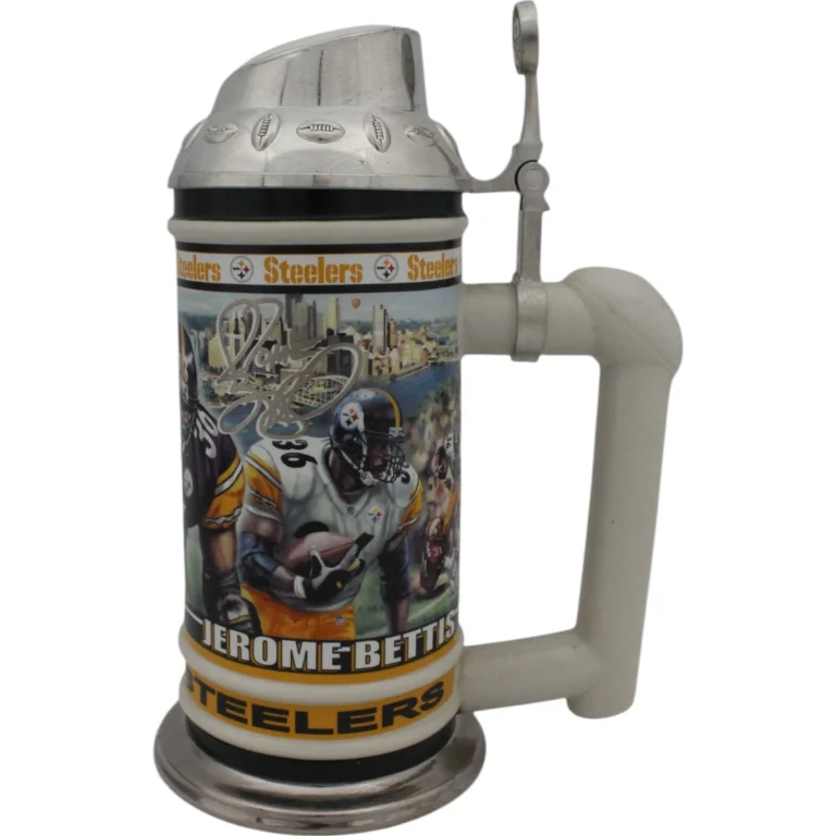 Jerome Bettis Pittsburgh Steelers Danbury Mint Collector Stein 36824