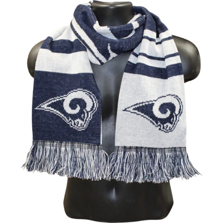 Los Angeles Rams Knit Scarf Winter Neck New Reversible Unisex Big Logo 17161
