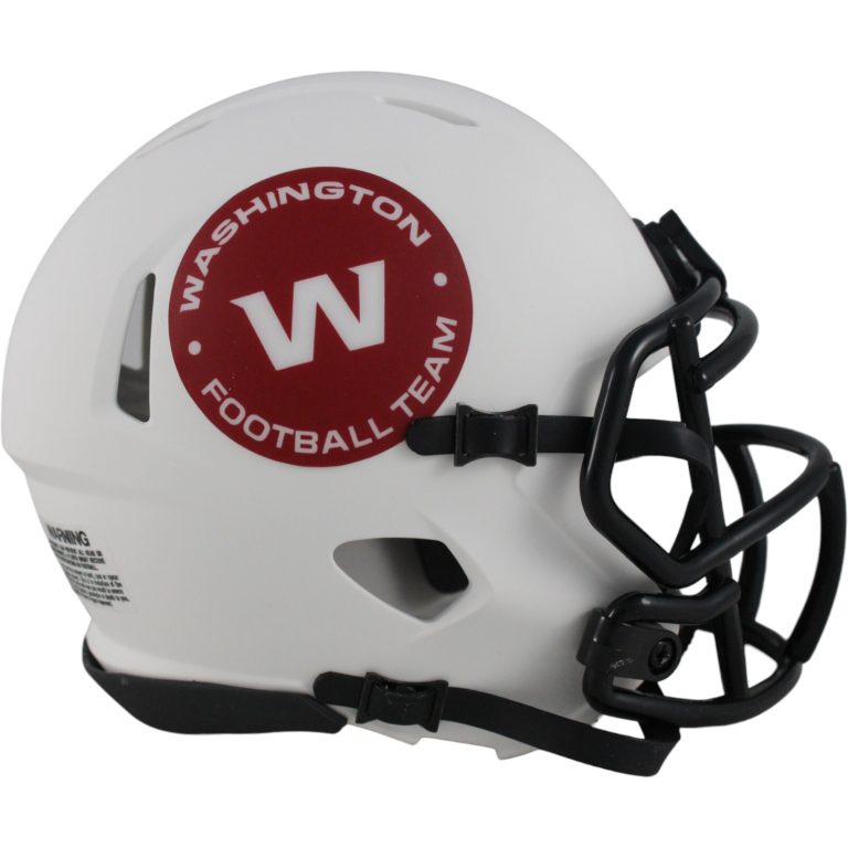 Washington Football Team Lunar Mini Helmet Riddell New In Box 28723