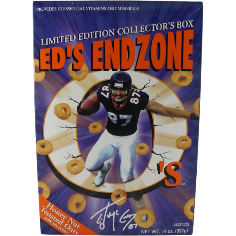 1998 (McCaffrey)Ed's End Zone Limited Edition Collector's Cereal Box 51503