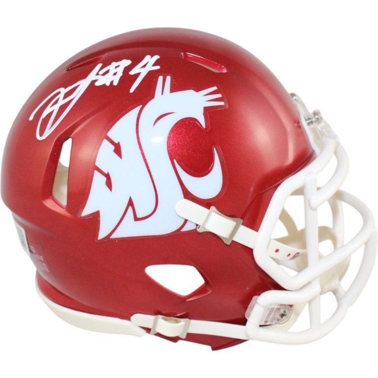 Frankie Luvu Signed Washington State Cougars Mini Helmet Beckett Witness 51712