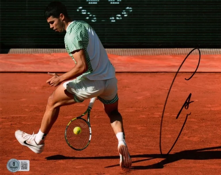 Carlos Alcaraz Signed Autograph 8x10 Photo - French Open Champion w/ Beckett COA