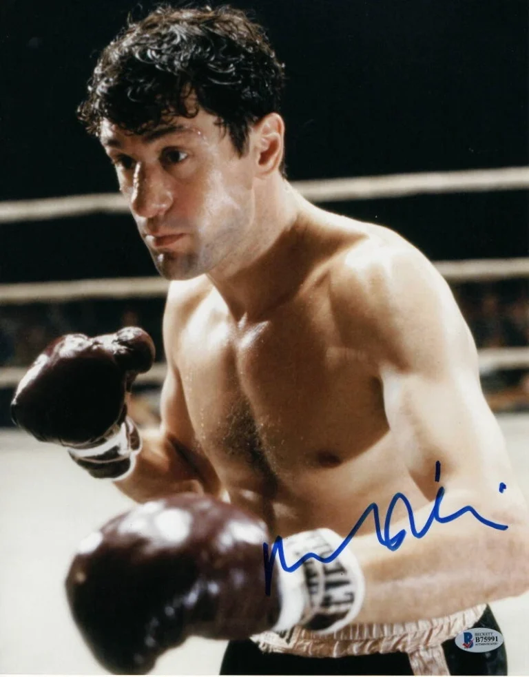 ROBERT DENIRO SIGNED AUTOGRAPH 11x14 PHOTO - TAXI DRIVER, RAGING BULL, BECKETT E