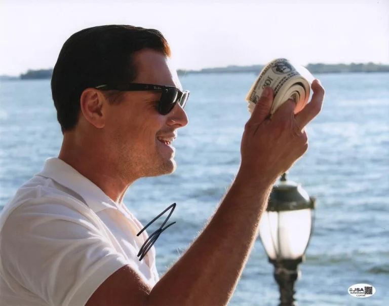 Leonardo DiCaprio Signed Autograph 11x14 Photo - The Wolf of Wall Street JSA COA