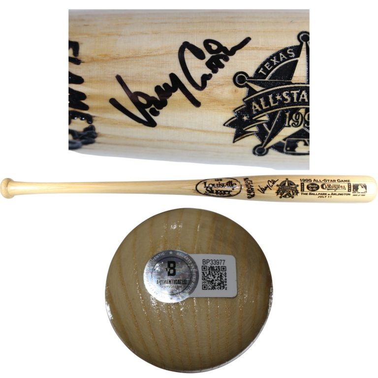 Vinny Castilla Autographed Colorado Rockies 1995 All Star Game Bat Beckett 53436