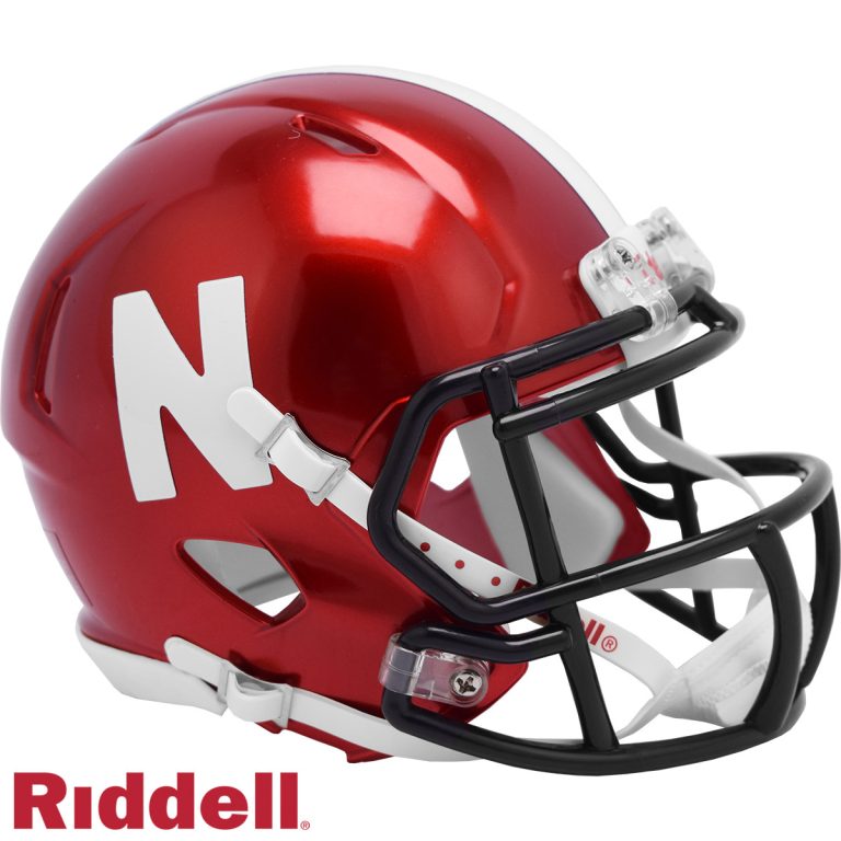 Nebraska Cornhuskers Flash Speed Mini Helmet Riddell New In Box 30748