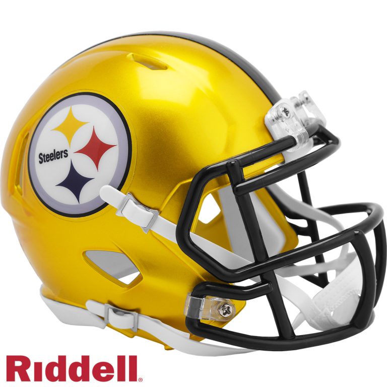 Pittsburgh Steelers Flash Speed Mini Helmet Riddell New In Box 30735