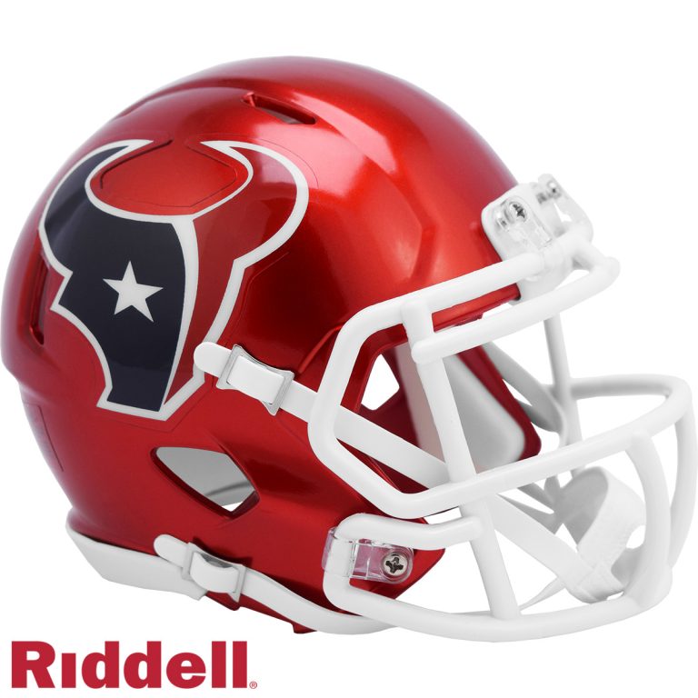 Houston Texans Flash Speed Mini Helmet Riddell New In Box 30721