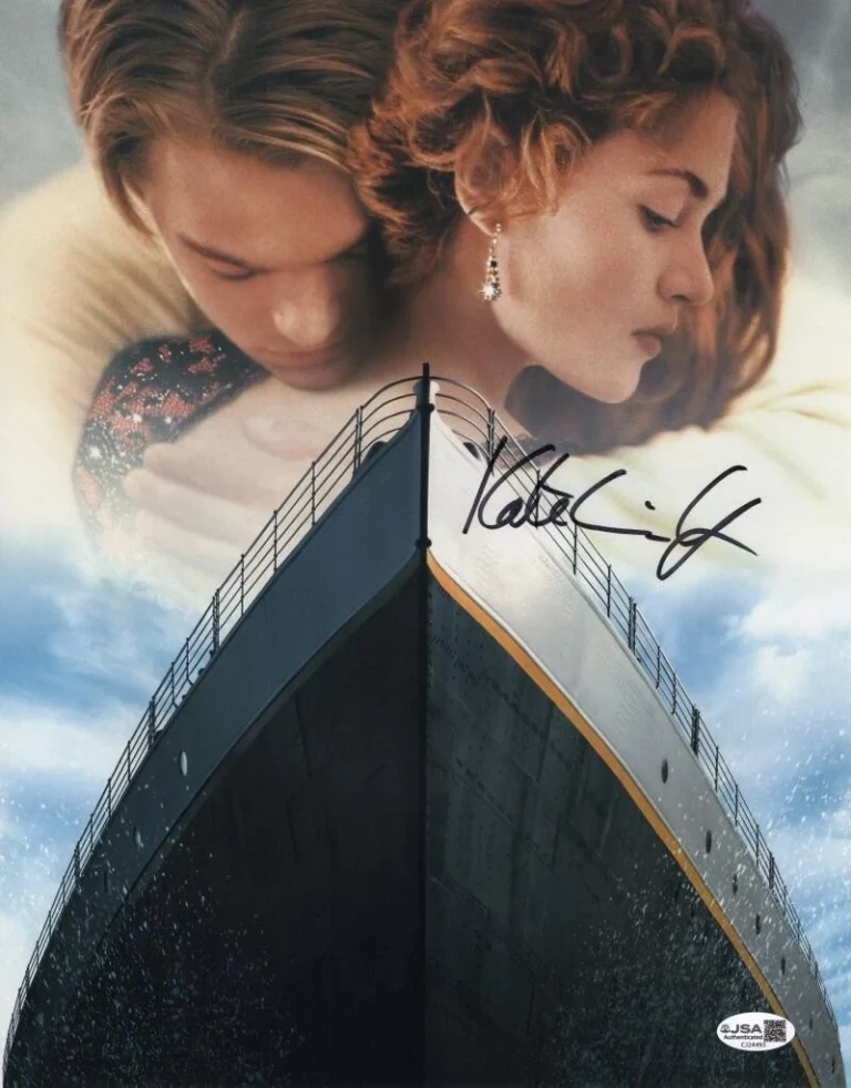 Kate Winslet Signed Autograph 11x14 Photo - Titanic w/ Leonardo DiCaprio JSA COA