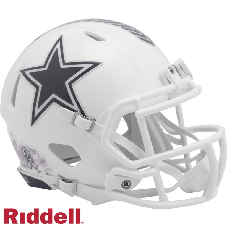 Dallas Cowboys Riddell New In Box 2024 Salute to Service Mini Helmet 48075