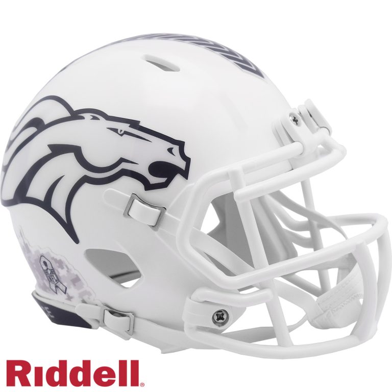 Denver Broncos Riddell New In Box 2024 Salute to Service Mini Helmet 48079