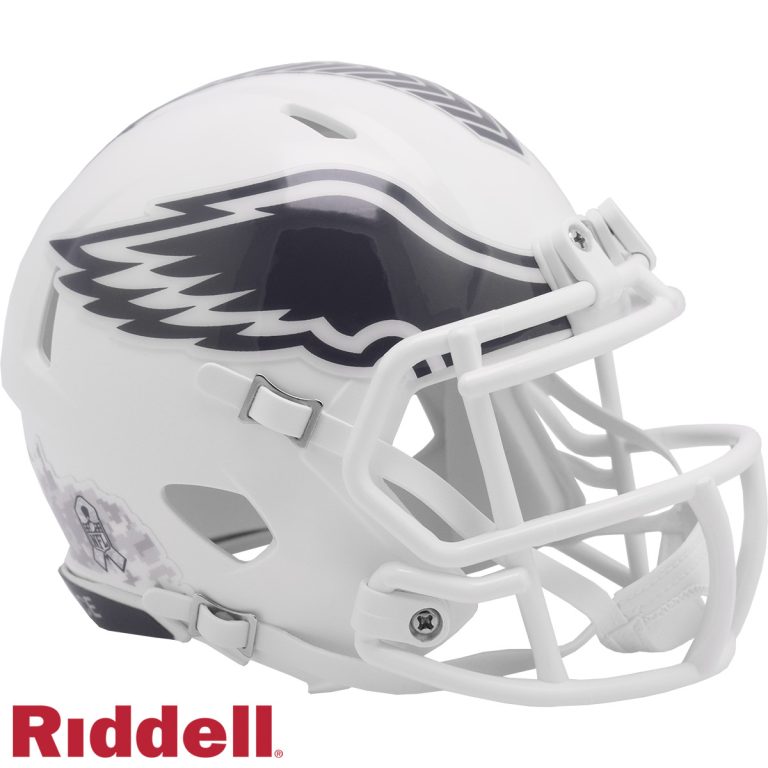 Philadelphia Eagles Riddell New In Box 2024 Salute to Service Mini Helmet 48101