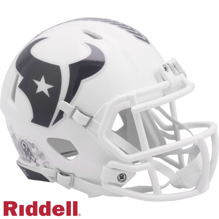 Houston Texans Riddell New In Box 2024 Salute to Service Mini Helmet 48086
