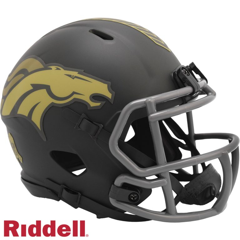 Denver Broncos 2025 Salute to Service Riddell Mini Helmet New In Box 53726