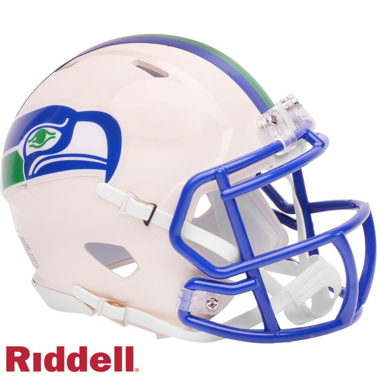 Seattle Seahawks Retro Riddell Mini Helmet New In Box 55611