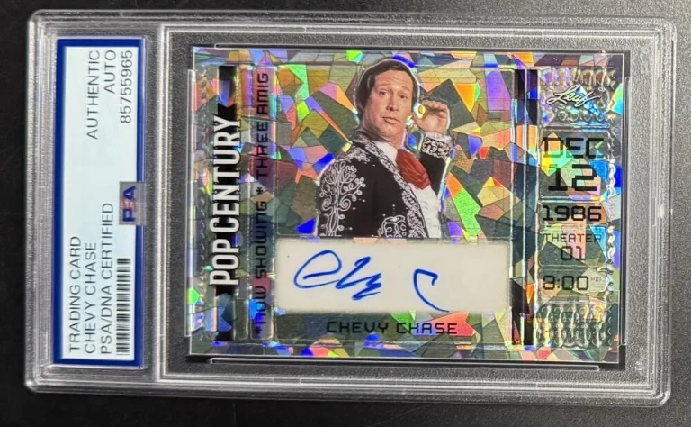 Chevy Chase Three Amigos Signed Autograph Original PSA/DNA COA Slab Trading Card
