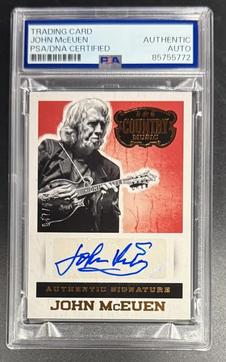 John McEuen Country Signed Autograph Rare PSA/DNA COA Original Trading Card