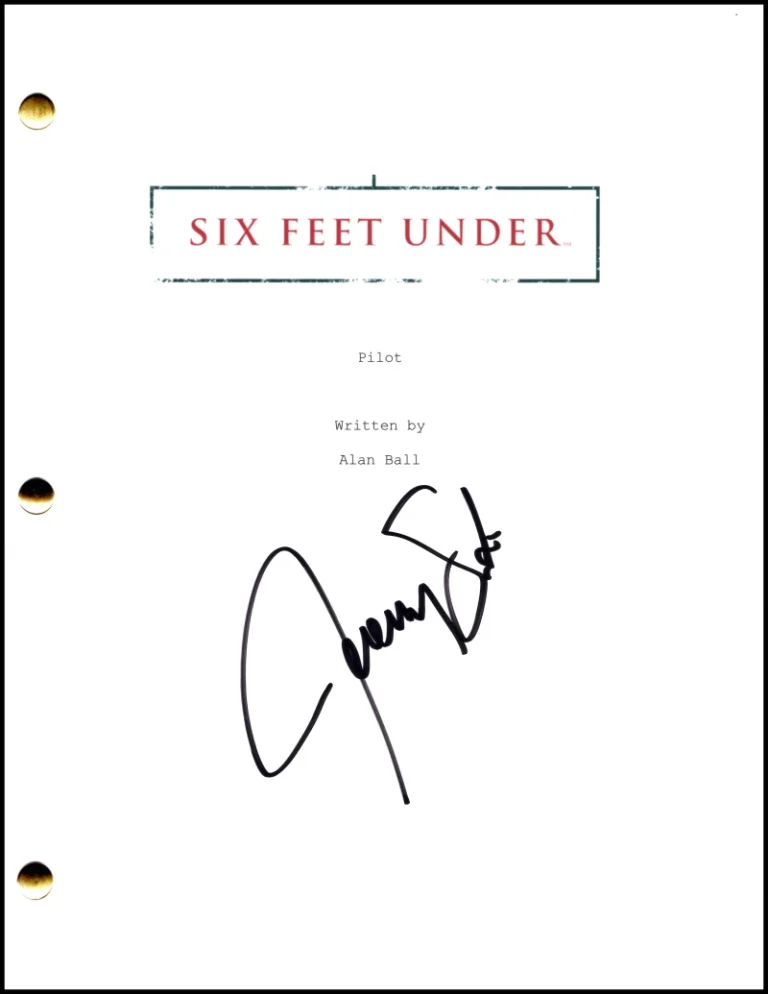 Jeremy Sisto Signed Autograph Six Feet Under Pilot Script Screenplay - Billy