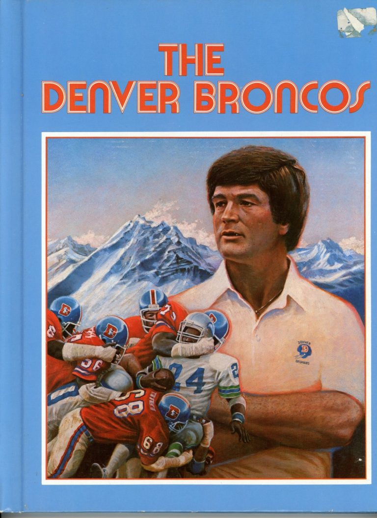Denver Broncos 1982 Team Season Vintage Book 55902
