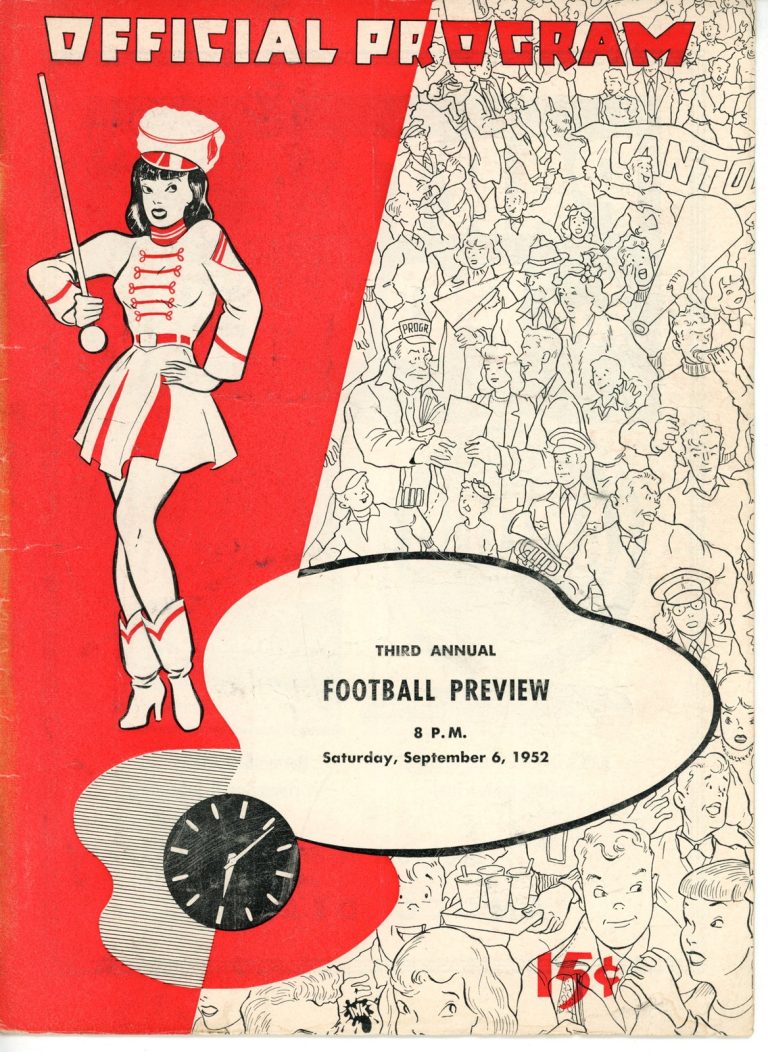 Ohio High School Football Program 09/06/1952 3rd Annual Football Preview 55936