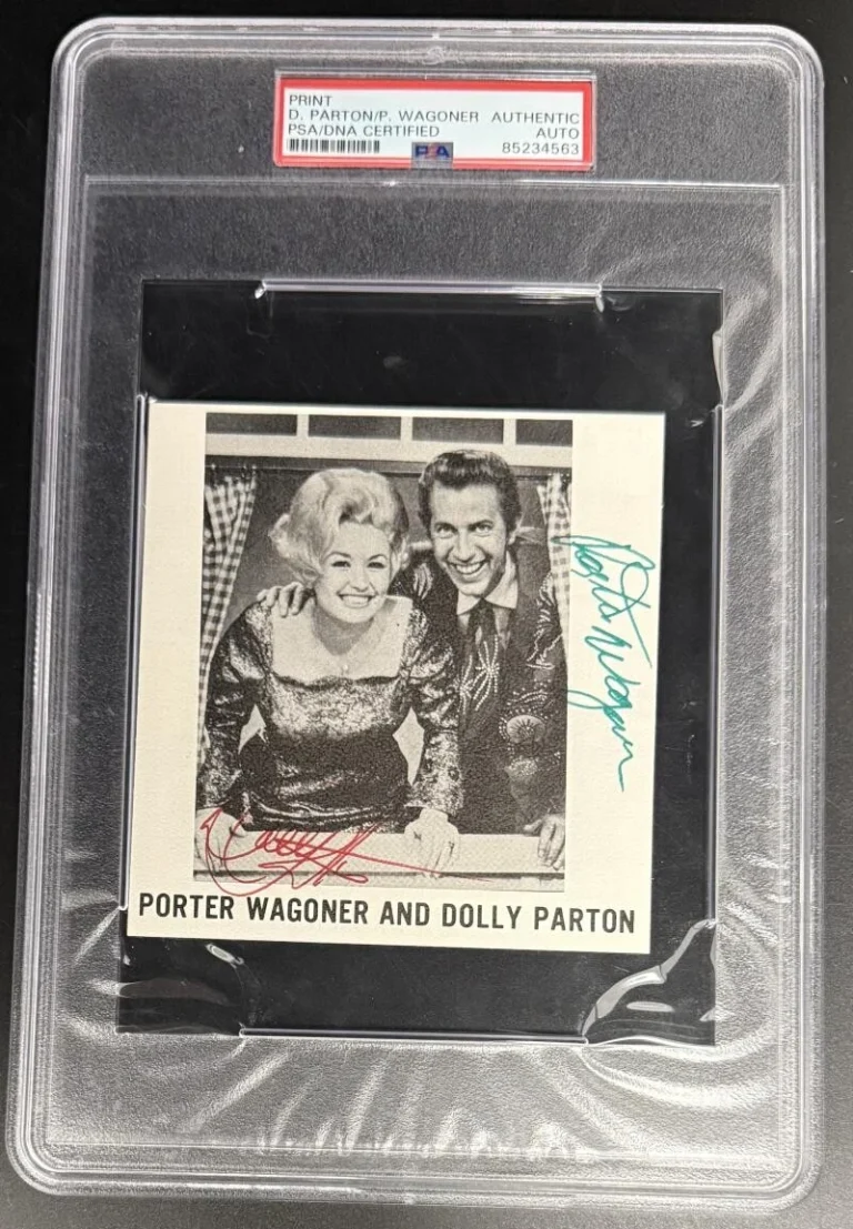Dolly Parton Porter Wagoner Signed Autograph PSA/DNA Slabbed Photo Print COA