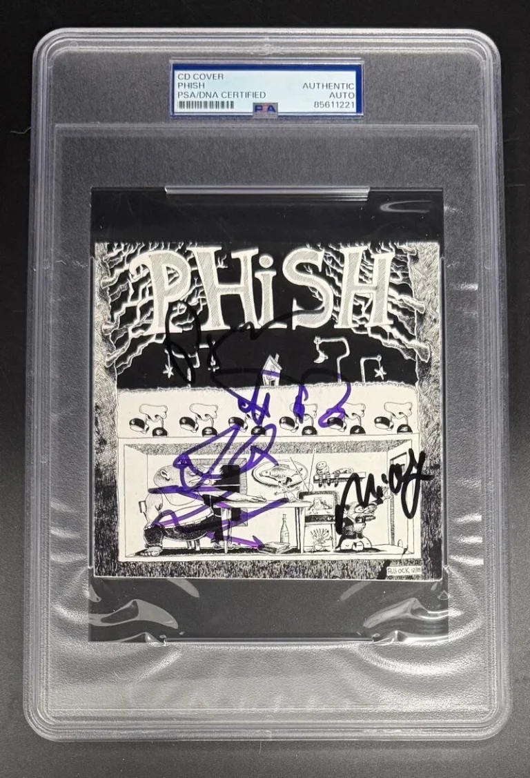 Phish Full Band Signed Autograph PSA/DNA Slabbed Junta CD - Jon Fishman Trey +2