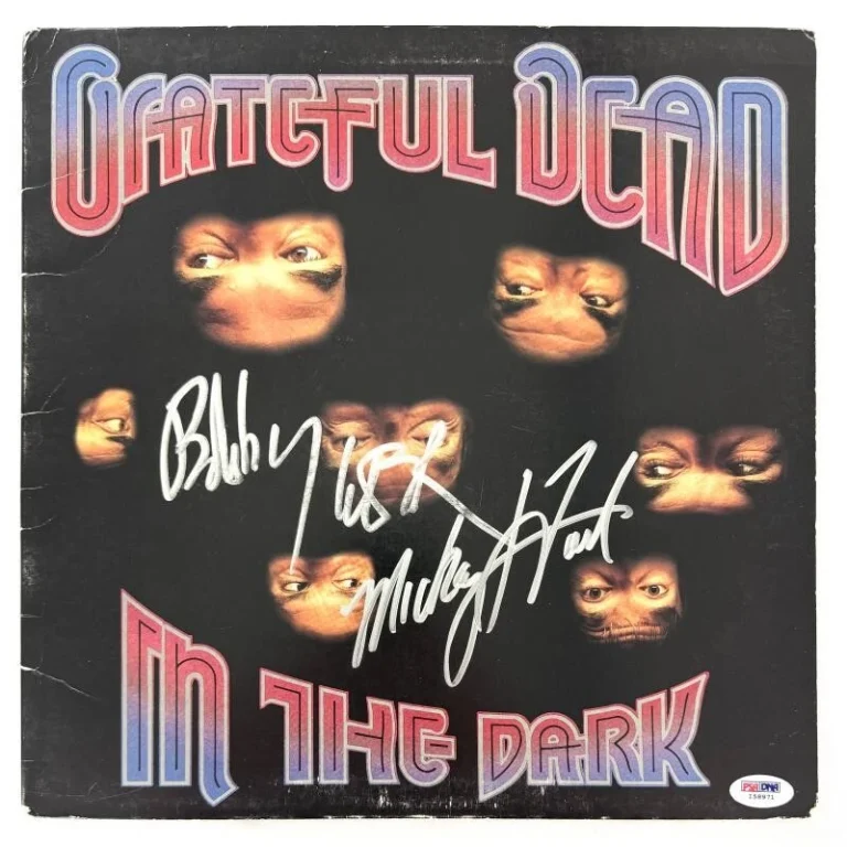 Mickey Hart & Bob Weir Signed Autograph Grateful Dead Album Vinyl Record PSA COA