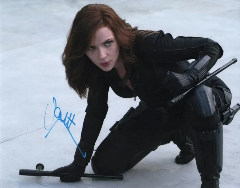 Scarlett Johansson Signed Autograph 11x14 Photo The Avengers Black Widow JSA COA