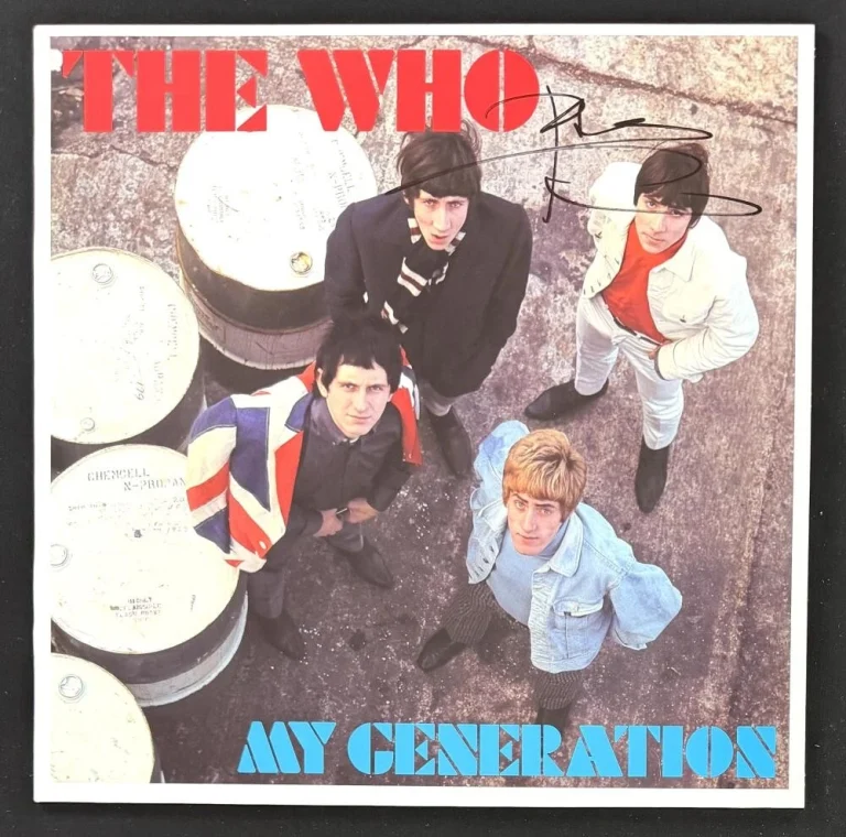 Pete Townshend The Who Signed Autograph My Generation Album Vinyl Record JSA COA