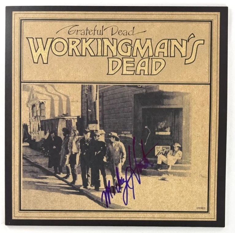 Mickey Hart Grateful Dead  Signed Autograph Workingman's Album Record w/ JSA COA