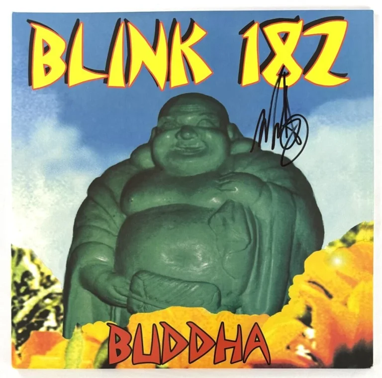 Mark Hoppus Blink-182 Signed Autograph Buddha Album Vinyl Record LP w/ JSA COA