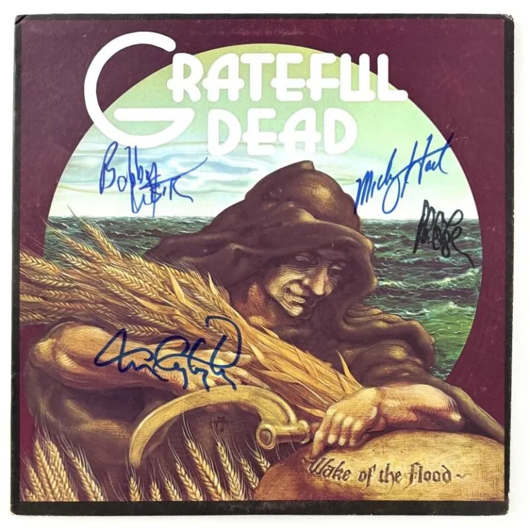 Grateful Dead Band Signed Autograph Album - Phil Lesh Bob Weir Hart +1 JSA COA