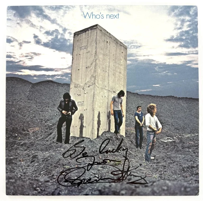 Roger Daltrey The Who Signed Autograph Who's Next Album Vinyl Record Beckett COA