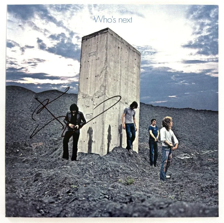 Pete Townshend The Who Signed Autograph Who's Next Album Record w/ Beckett COA