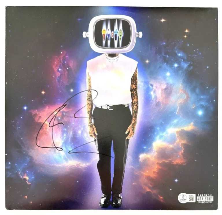 Chris Brown Breezy Signed Autograph 11:11 Album Vinyl Record LP w/ Beckett COA