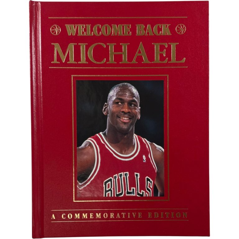 Michael Jordan Chicago Bulls 1995 Commemorative Welcome Back Michael