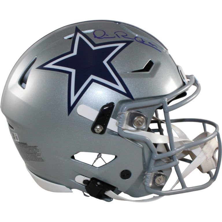 Michael Irvin Autographed Dallas Cowboys SpeedFlex Helmet Beckett Witness 56372
