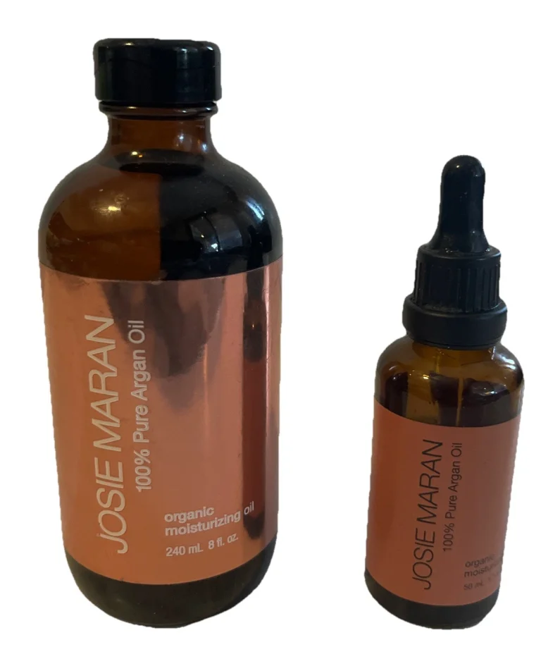 Josie Maran 100% Pure Argan Oil ~ 8 fl oz Jumbo & 1.7 oz Dropper READ