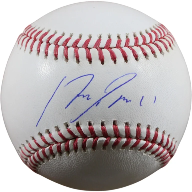Jose Ramirez Autographed/Signed Cleveland Guardians OML Baseball Beckett 56299