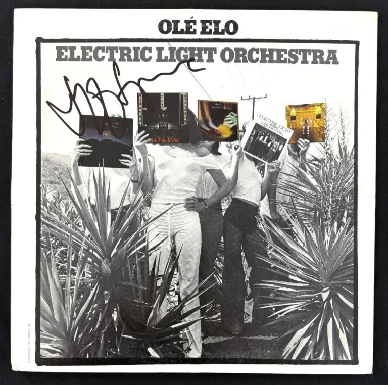 Jeff Lynne Signed Autograph Electric Light Orchestra Album Vinyl Record JSA COA