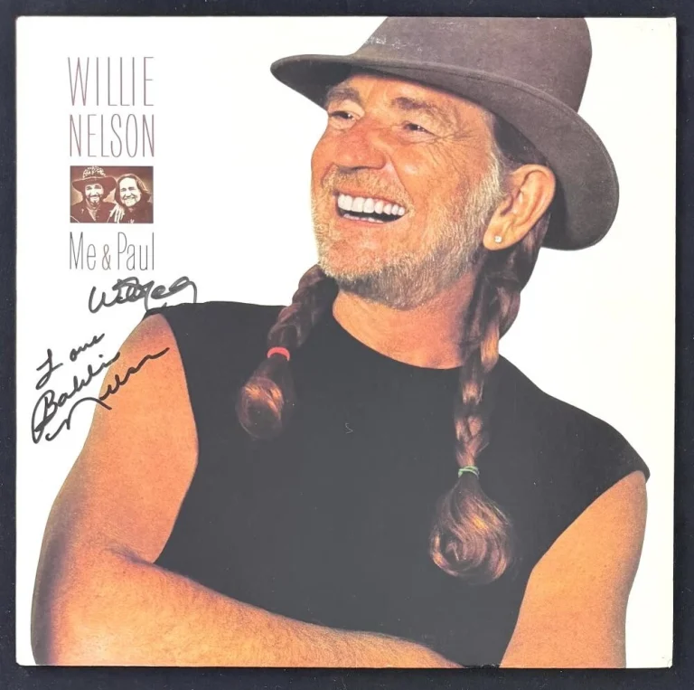 Willie Nelson & Bobbie Nelson Signed Autograph Album Vinyl Record w/ JSA COA