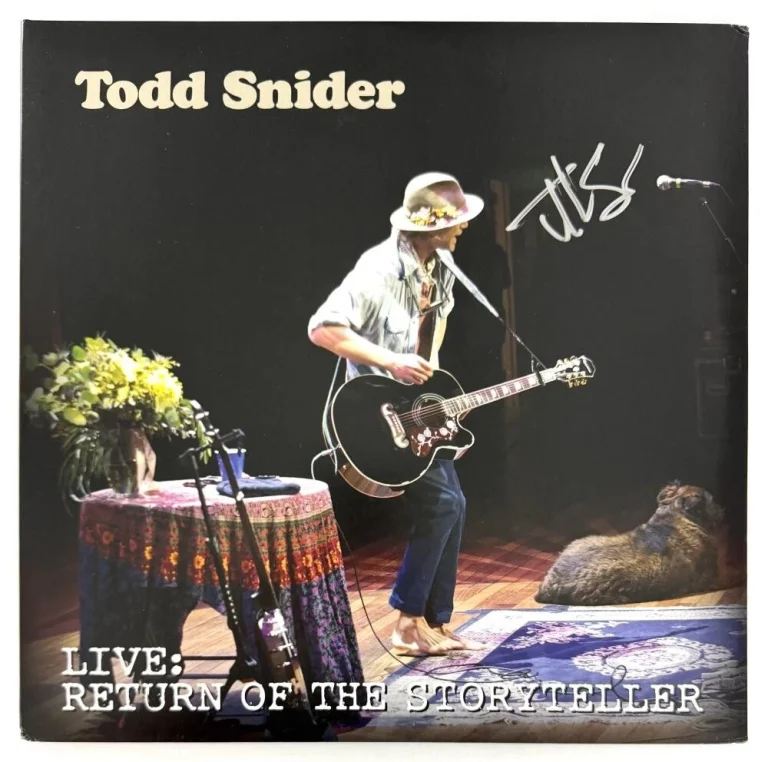 Todd Snider Signed Autograph Return of the Storyteller Album Vinyl Record w/ JSA
