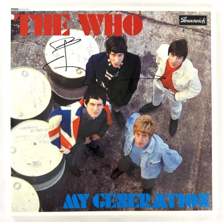 Pete Townshend Signed Autograph The Who My Generation Album Vinyl Record JSA COA