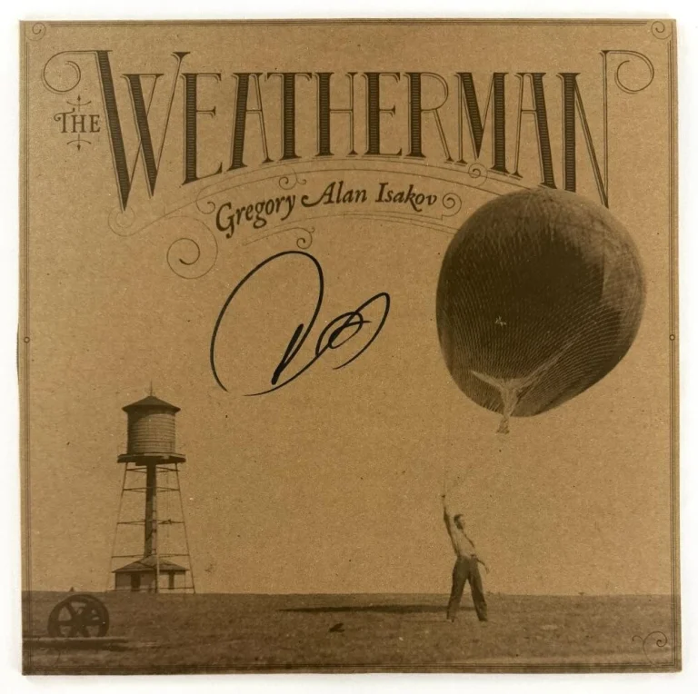 Gregory Alan Isakov Signed Autograph The Weatherman Album Vinyl Record - JSA COA